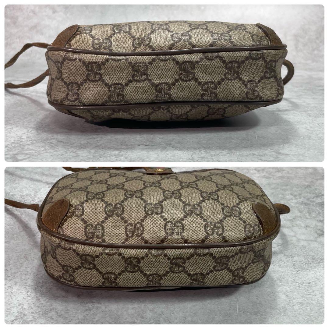 Gucci GG Sherry Line Shoulder Bag Brown Leather — view 7