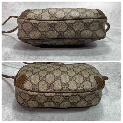Gucci GG Sherry Line Shoulder Bag Brown Leather — view 7
