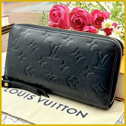 Louis Vuitton Empreinte Zippy Wallet Noir