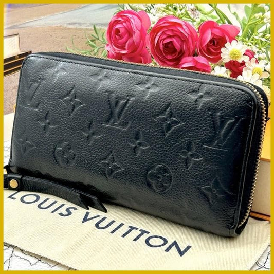 Louis Vuitton Empreinte Zippy Wallet Noir