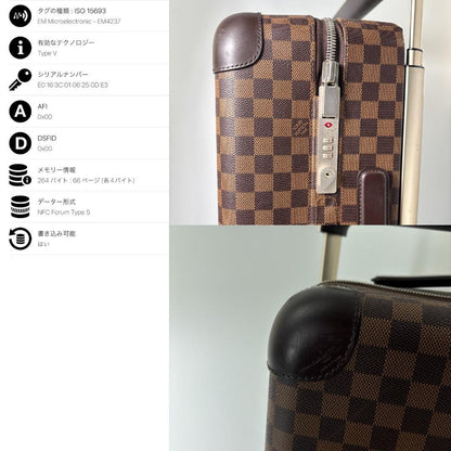 Louis Vuitton Super Damier Horizon 55 Travel Bag Black — view 7