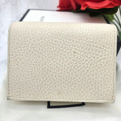 Gucci Bifold Wallet GG Marmont White — view 2