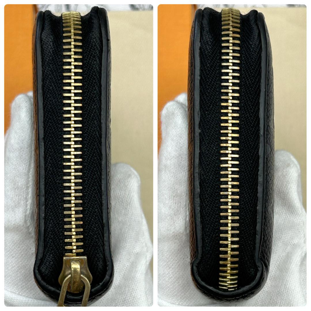 Louis Vuitton Empreinte Zippy Wallet Noir — view 4
