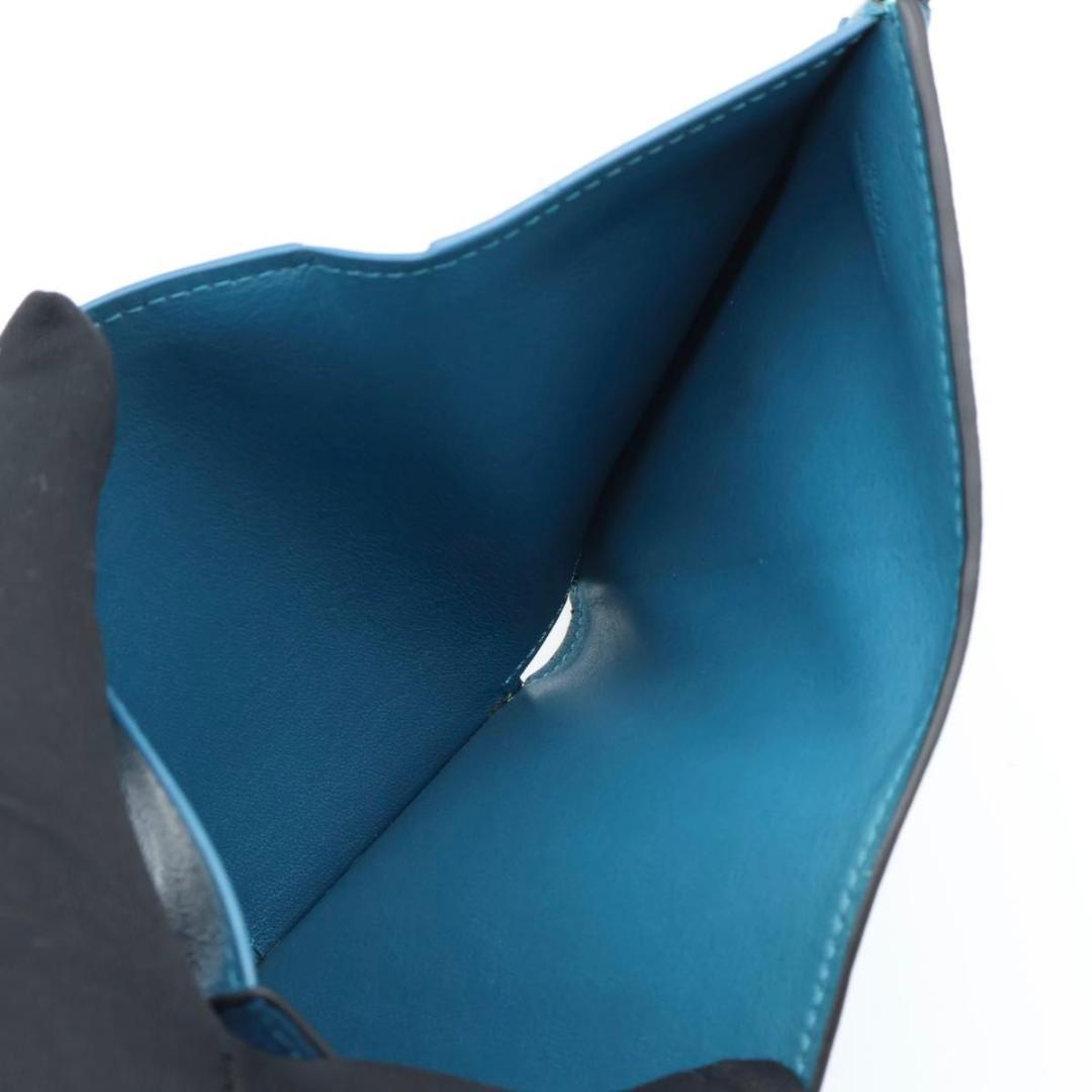 Loewe Tri Foldwallet Anagram Blue Wallet — view 6