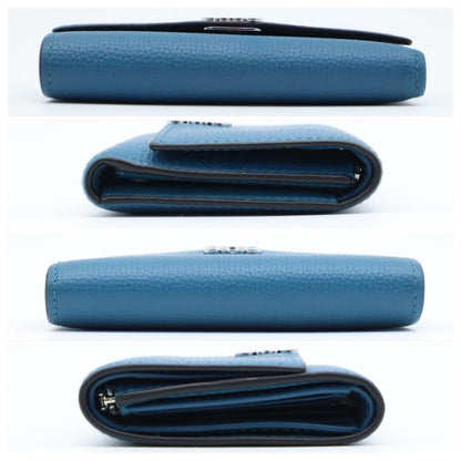 Loewe Tri Foldwallet Anagram Blue Wallet — view 9