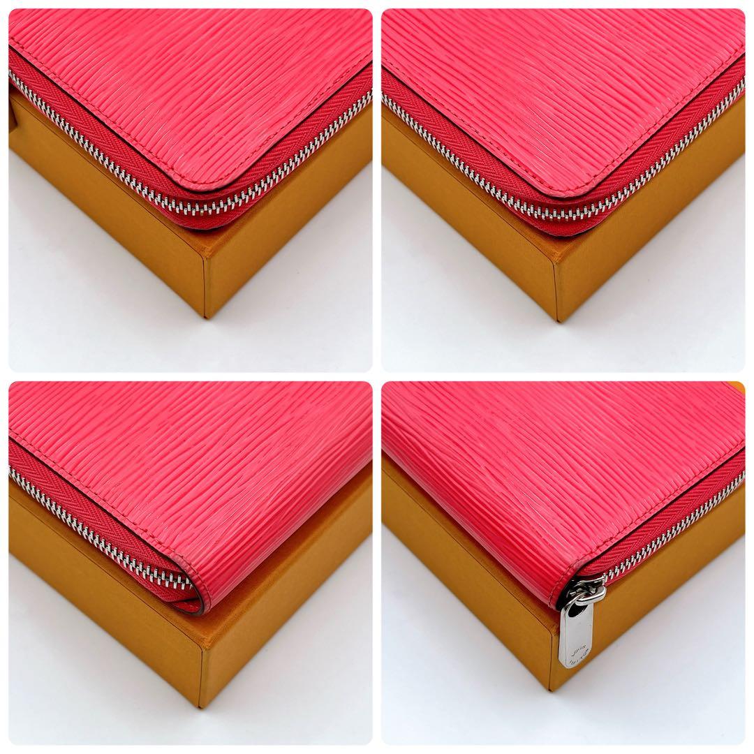 Louis Vuitton Epi Zippy Wallet Rose Pondicherry