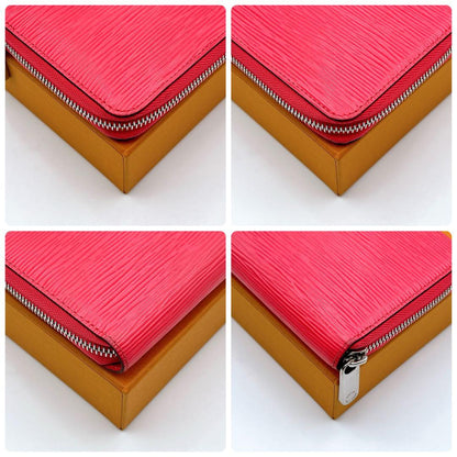 Louis Vuitton Epi Zippy Wallet Rose Pondicherry