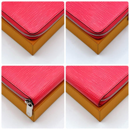 Louis Vuitton Epi Zippy Wallet Rose Pondicherry