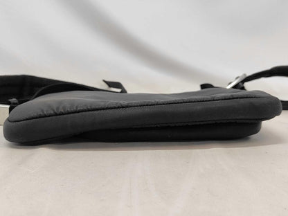 Prada Rubber Logo Shoulder Bag Nylon Messenger — view 3