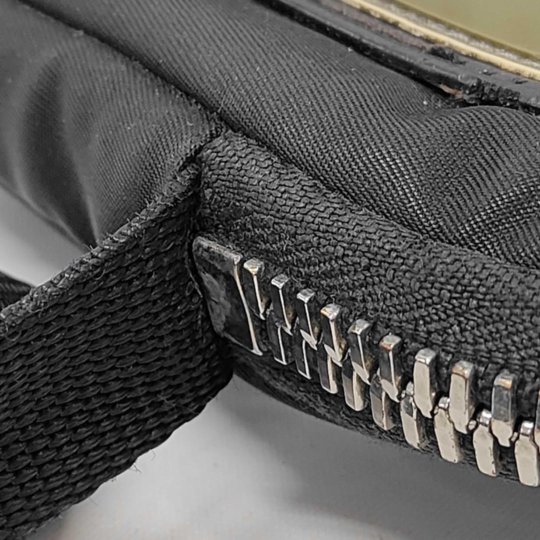 Prada Rubber Logo Shoulder Bag Nylon Messenger — view 7