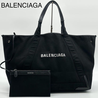 Balenciaga Navy Cabas M Tote Everyday