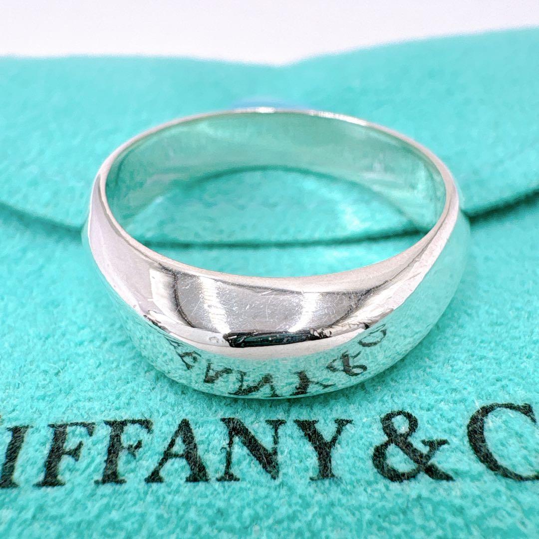 Tiffany & Co Knife Edge Ring #17 925 Silver