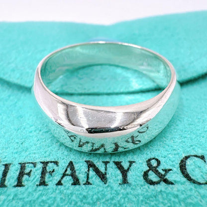 Tiffany & Co Knife Edge Ring #17 925 Silver