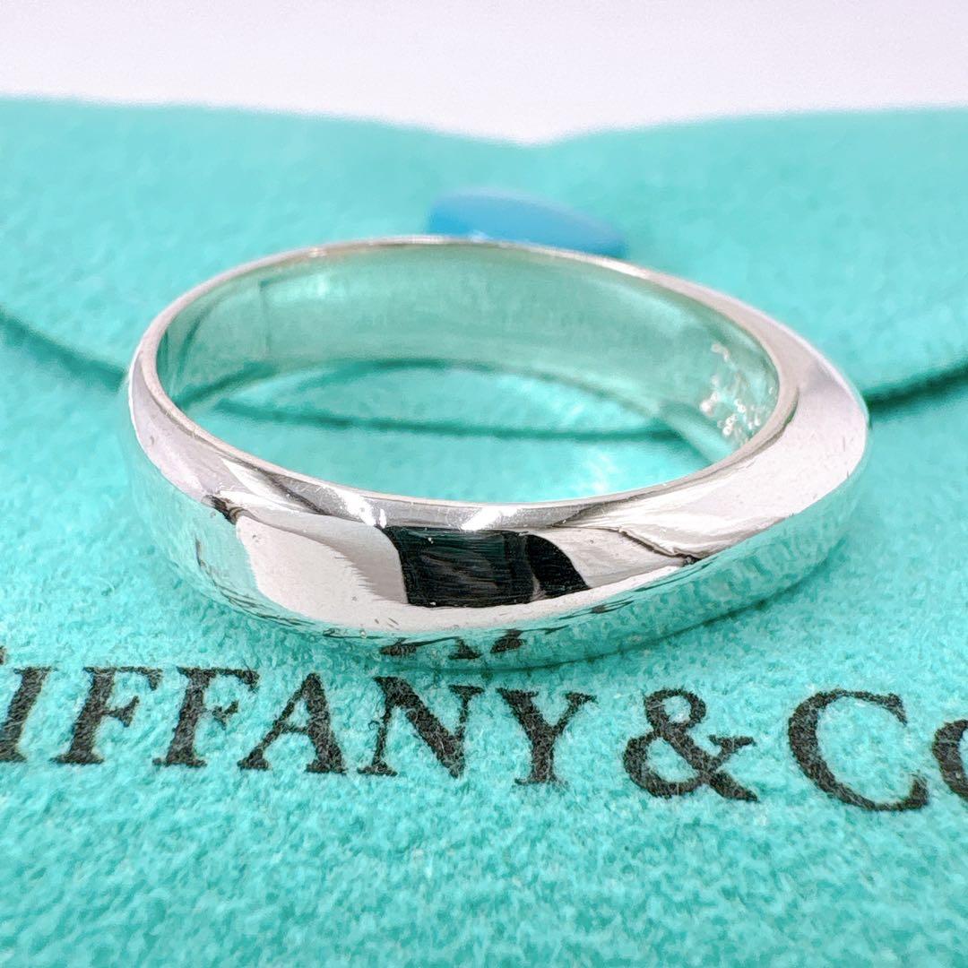 Tiffany & Co Knife Edge Ring #17 925 Silver