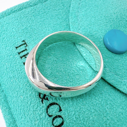 Tiffany & Co Knife Edge Ring #17 925 Silver