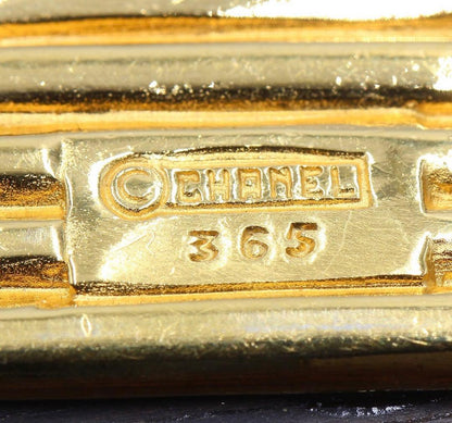 Chanel Coco Mark × T A Dos Lop Motif Wood Necklace