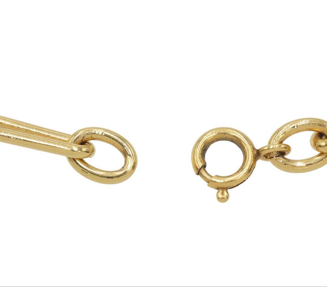 Chanel Coco Mark × T A Dos Lop Motif Wood Necklace