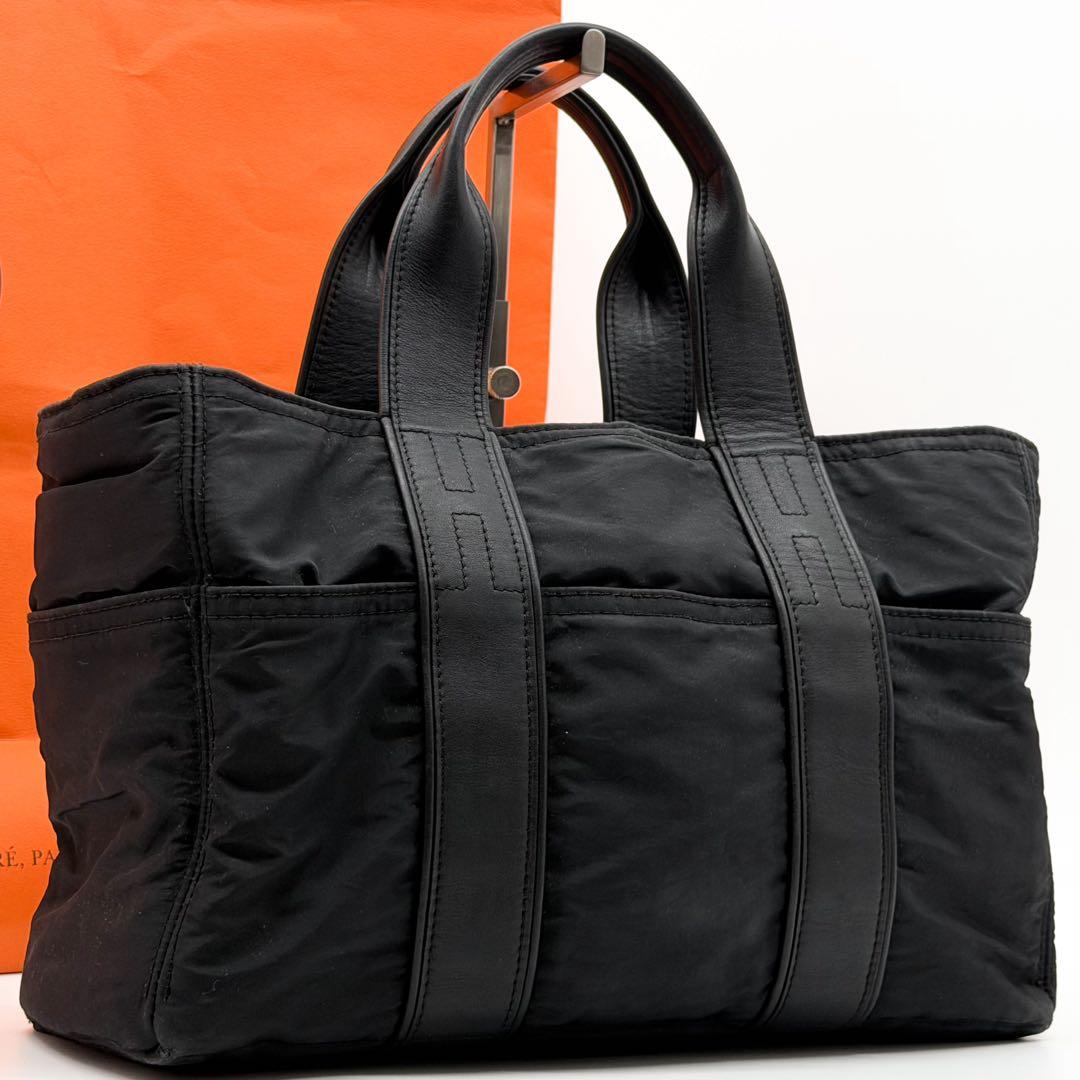 Hermes Acapulco PM Nylon Black Handbag