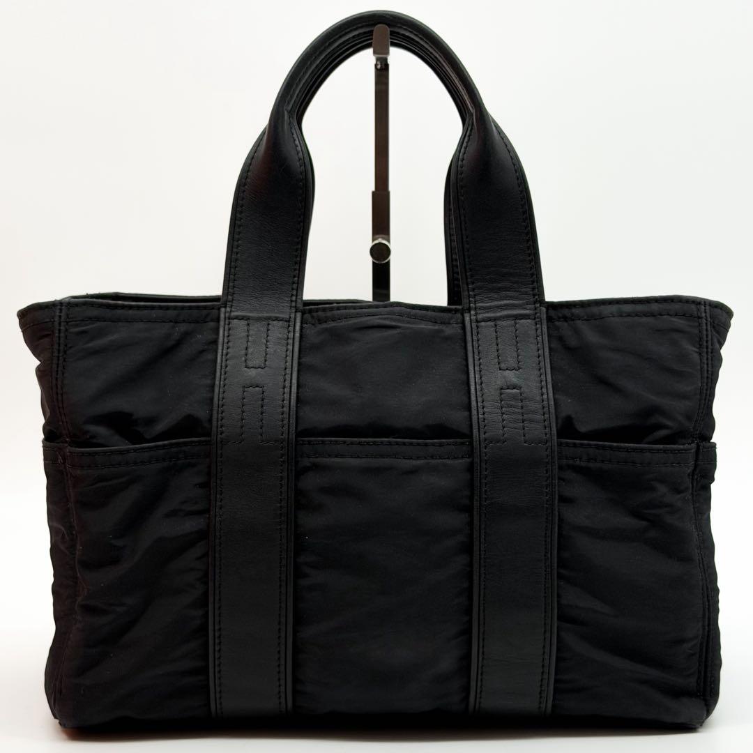 Hermes Acapulco PM Nylon Black Handbag — view 2