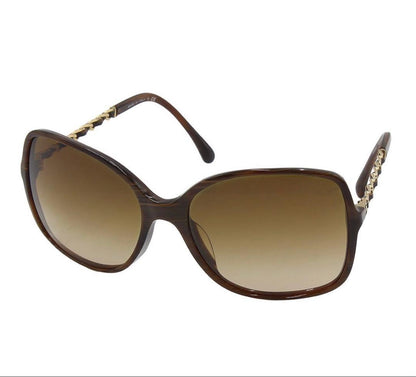 Chanel Leather Chain Frame Sunglasses Eyewear
