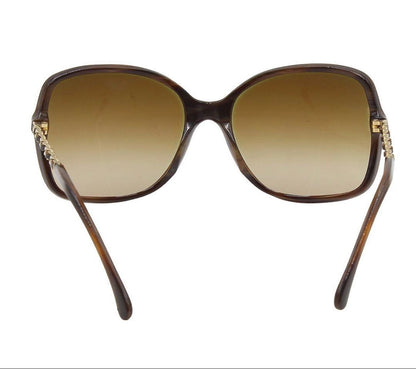 Chanel Leather Chain Frame Sunglasses Eyewear — view 3