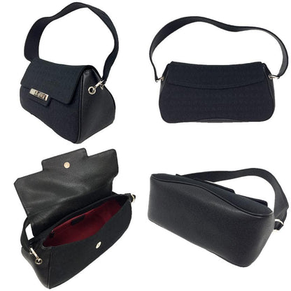 Bvlgari Logomania One Shoulder Bag Black Aq10161