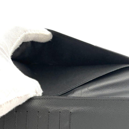 Louis Vuitton Billfold Wallet Taiga Portefeuille Long Black — view 7