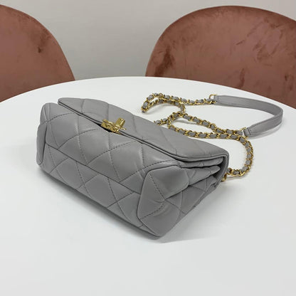 Chanel Chanel Mini Quilted Lambskin Turnlock Shoulder Bag