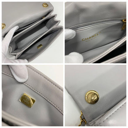 Chanel Chanel Mini Quilted Lambskin Turnlock Shoulder Bag