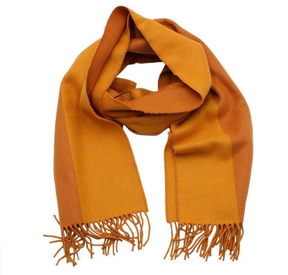 Hermes Bicolor Cashmere Scarf Shawl — view 2