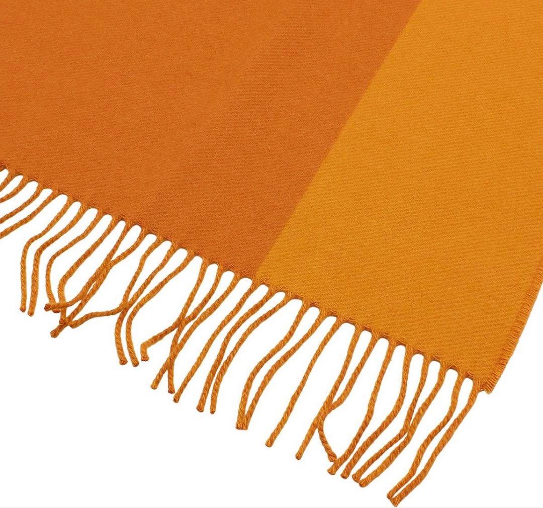 Hermes Bicolor Cashmere Scarf Shawl — view 3
