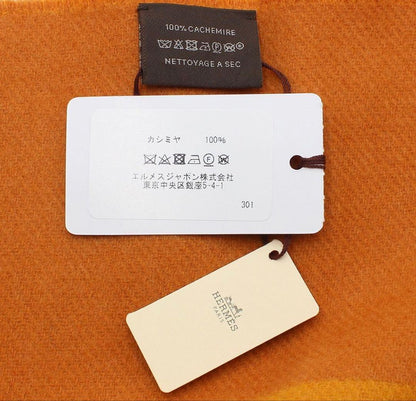 Hermes Bicolor Cashmere Scarf Shawl — view 6