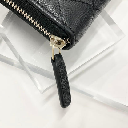 Chanel CC Logo Quilted Fragment Case Zip Wallet Coin Purse — view 5