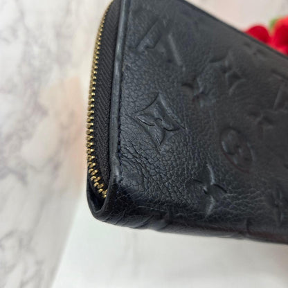 Louis Vuitton Monogram Empreinte Zippy Wallet Navy — view 4