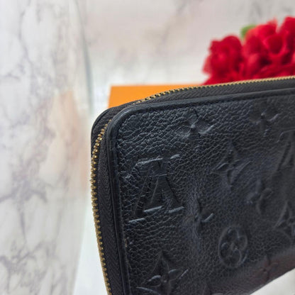 Louis Vuitton Monogram Empreinte Zippy Wallet Navy — view 5