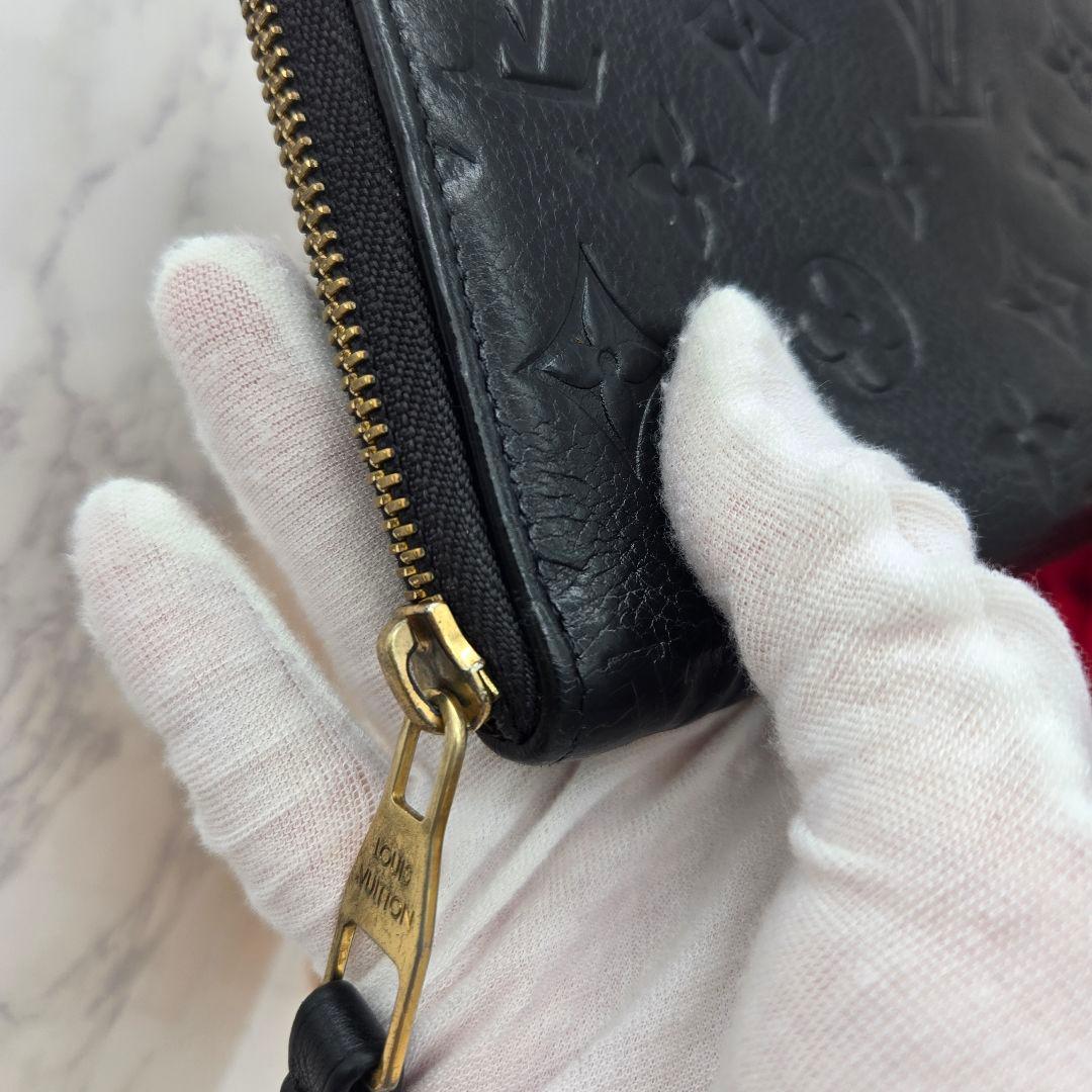 Louis Vuitton Monogram Empreinte Zippy Wallet Navy — view 6