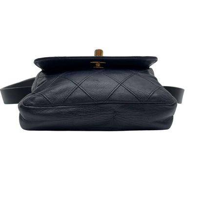 Chanel Bicolor Quilted Lambskin Waist Belt Bag — view 5