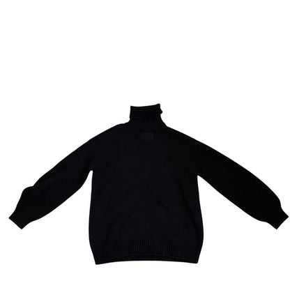 Chanel Camellia Coco Mark Turtleneck Knit Sweater P54751