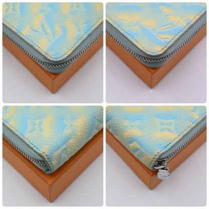 Louis Vuitton Monogram Star Zippy Wallet Blue — view 7