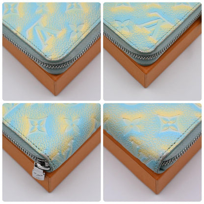 Louis Vuitton Monogram Star Zippy Wallet Blue — view 8