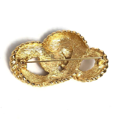 Christian DIOR Brooch Gold Knot Twist