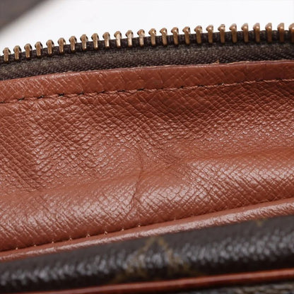 Louis Vuitton Monogram M45244 Leather Shoulder Bag Crossbody Brown Tote Women's