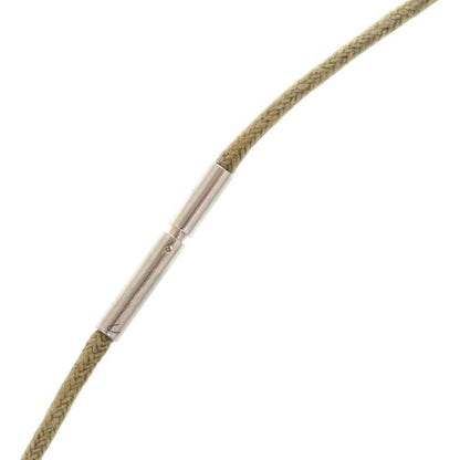 Hermes Touareg Leather Green □E Engraved Green Choker 0590 Hermes