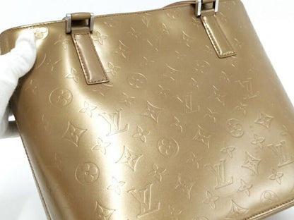 Louis Vuitton Stockton Tote Bag Monogram Matte Ambre M55117