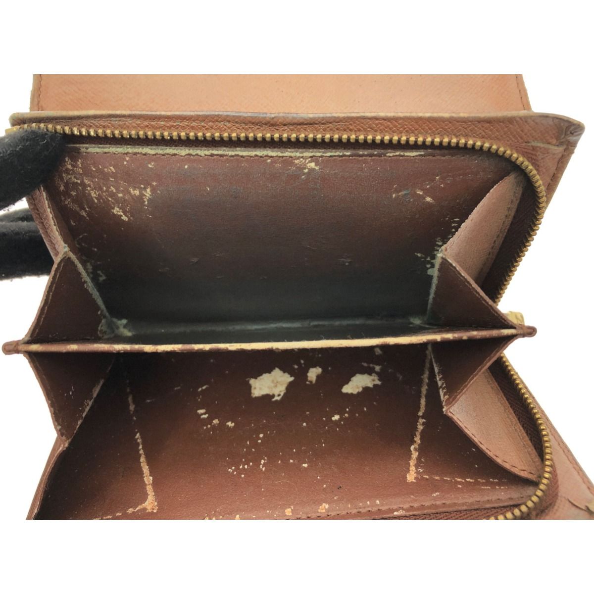 Louis Vuitton Women's Bifold Wallet Monogram Porte Monet Bier Tresor M61730