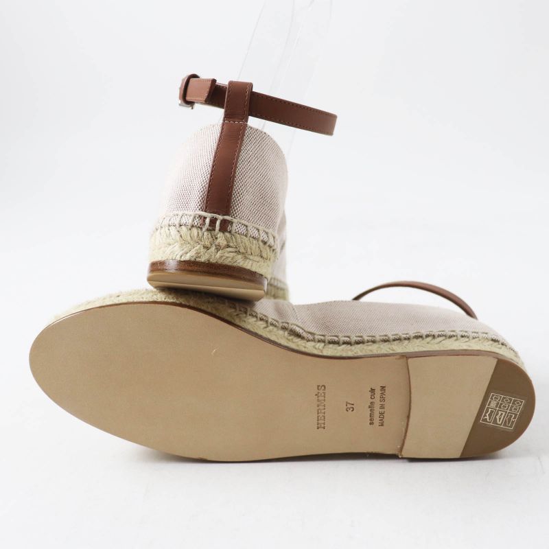 Hermes Indirizzo Noisette GOLD Van Cattle Faubourg Patch Calf Toile Ash