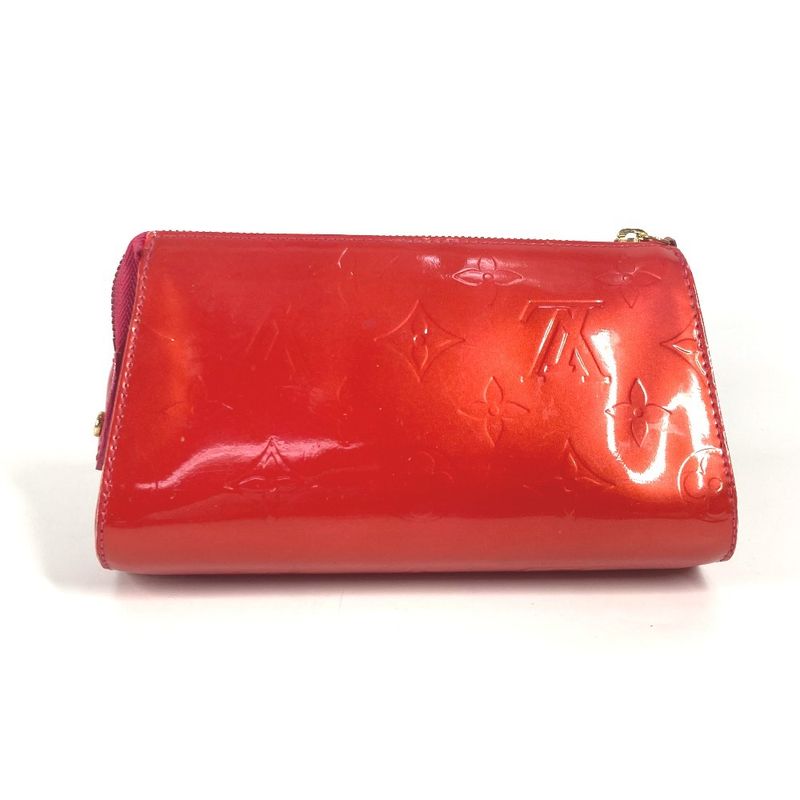 Louis Vuitton Trousse Cosmetic Pouch M93647 Monogram Vernis Rose Pop Pink