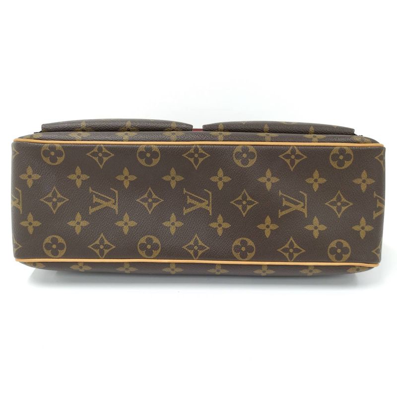 Louis Vuitton Vivacite GM Handbag Monogram Brown M51163