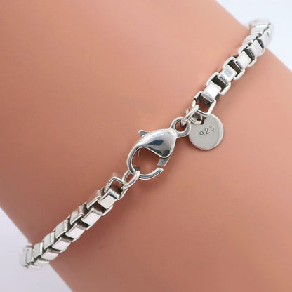 Tiffany & Co Venetian 925 Silver Unisex 15.7g Bracelet