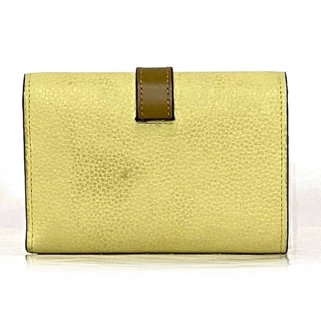 Loewe Trifold Wallet Yellow Anagram